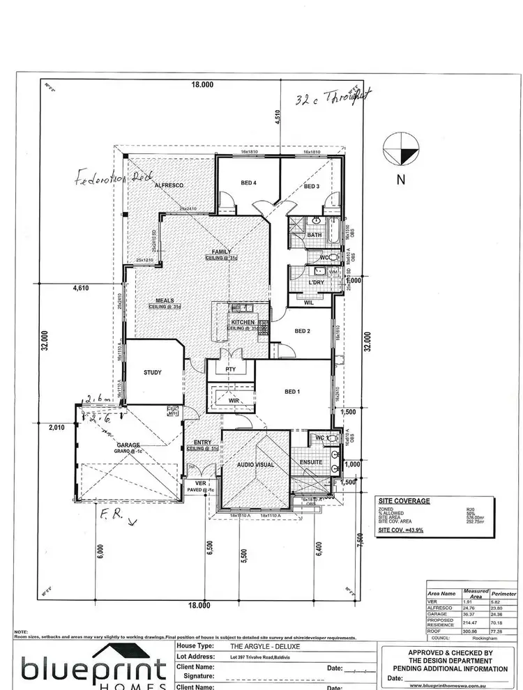 Floorplan of Homely house listing, 6 Trivalve Road, Baldivis WA 6171