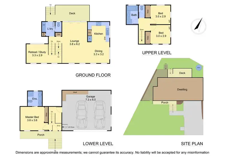 Floorplan of Homely townhouse listing, 1/40 William Street, Ringwood VIC 3134