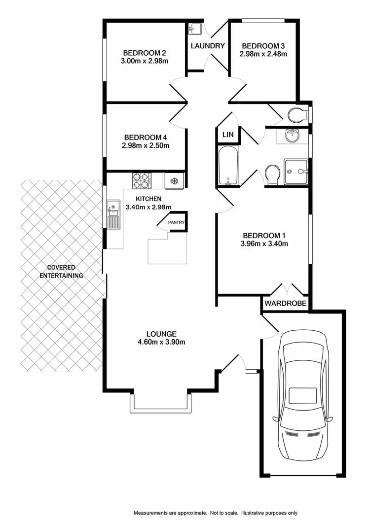 Floorplan of Homely house listing, 6 Bluewren Close, Glenmore Park NSW 2745
