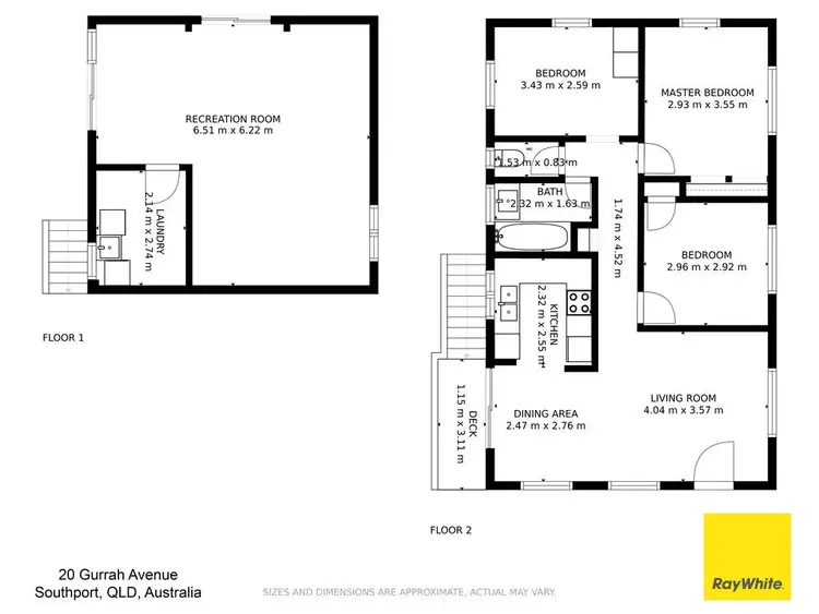 Floorplan of Homely house listing, 20 Gurrah Avenue, Southport QLD 4215