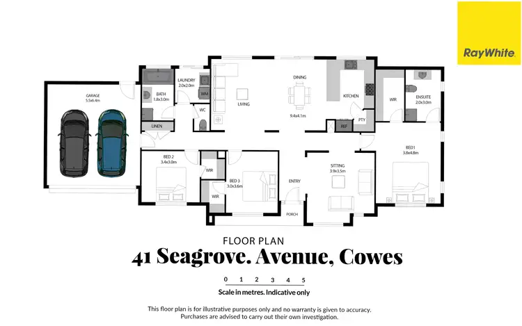 Floorplan of Homely house listing, 41 Seagrove Way, Cowes VIC 3922