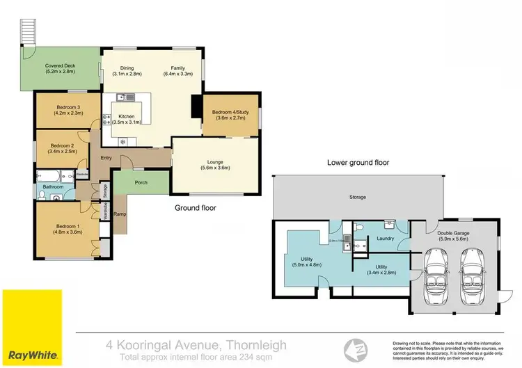 Floorplan of Homely house listing, 4 Kooringal Avenue, Thornleigh NSW 2120