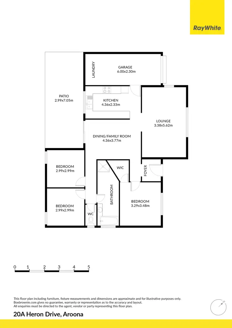 Floorplan of Homely house listing, 20a Heron Drive, Aroona QLD 4551
