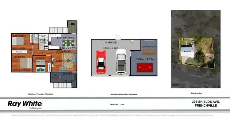 Floorplan of Homely house listing, 308 Shields Avenue, Frenchville QLD 4701