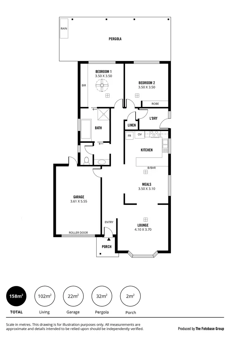 Floorplan of Homely house listing, 1/25 Bonython Street, Salisbury Plain SA 5109