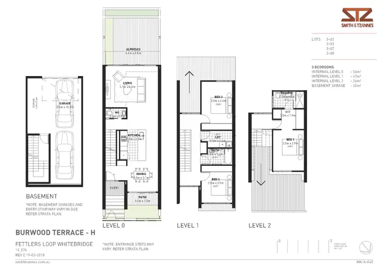 Floorplan of Homely townhouse listing, 7/4 Fettlers Loop, Whitebridge NSW 2290