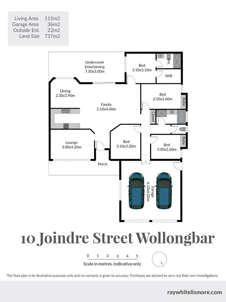 Floorplan of Homely house listing, 10 Joindre Street, Wollongbar NSW 2477