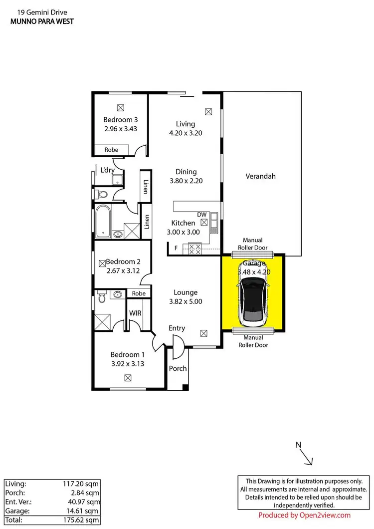 Floorplan of Homely house listing, 19 Gemini Drive, Munno Para West SA 5115