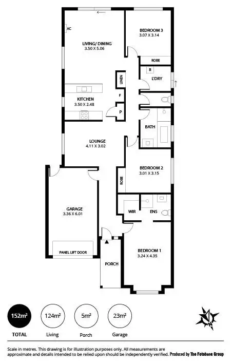 Floorplan of Homely house listing, 325 Fradd East Road, Munno Para West SA 5115