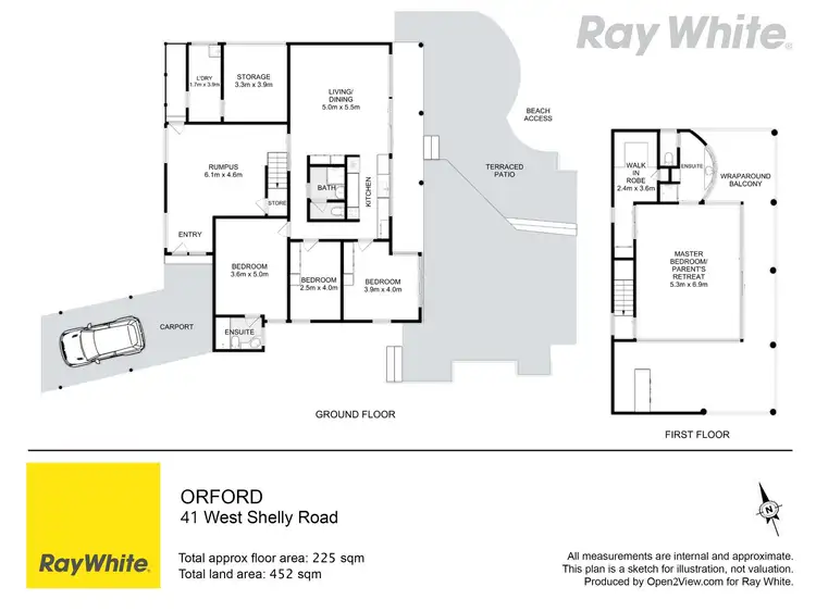 Floorplan of Homely house listing, 41 West Shelly Road, Orford TAS 7190
