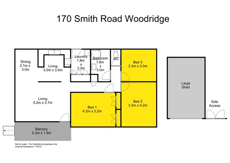 Floorplan of Homely house listing, 170 Smith Road, Woodridge QLD 4114