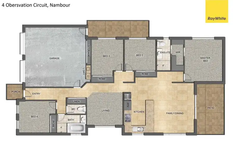 Floorplan of Homely house listing, 4 Observation Circuit, Nambour QLD 4560