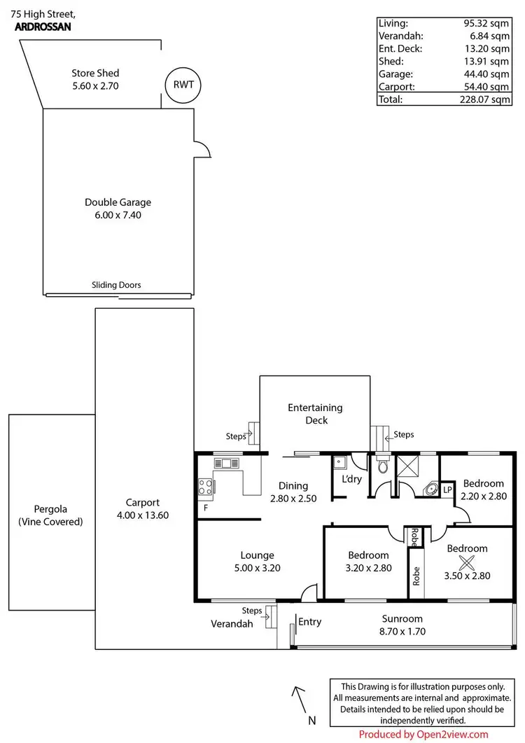 Floorplan of Homely house listing, 75 High Street, Ardrossan SA 5571