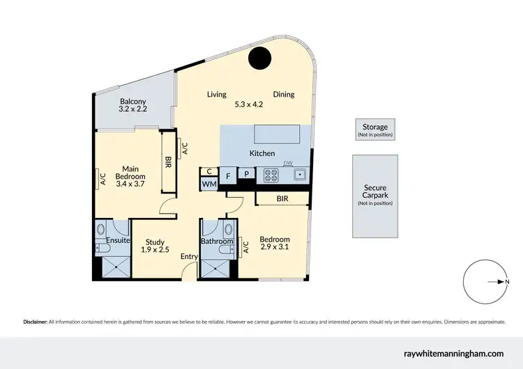 Floorplan of Homely apartment listing, 2707/545-563 Station Street, Box Hill VIC 3128