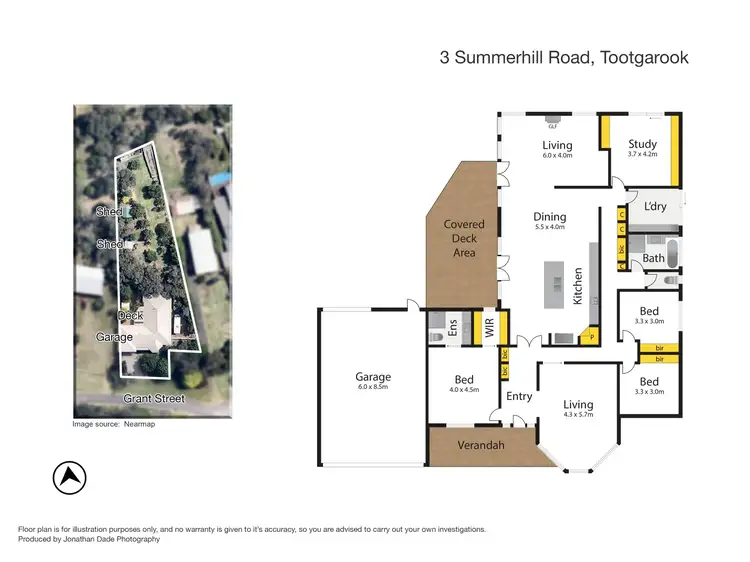 Floorplan of Homely house listing, 3 Summerhill Road, Tootgarook VIC 3941