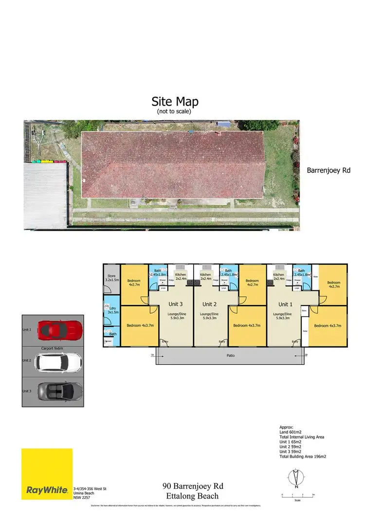Floorplan of Homely block of units listing, 90 Barrenjoey Road, Ettalong Beach NSW 2257