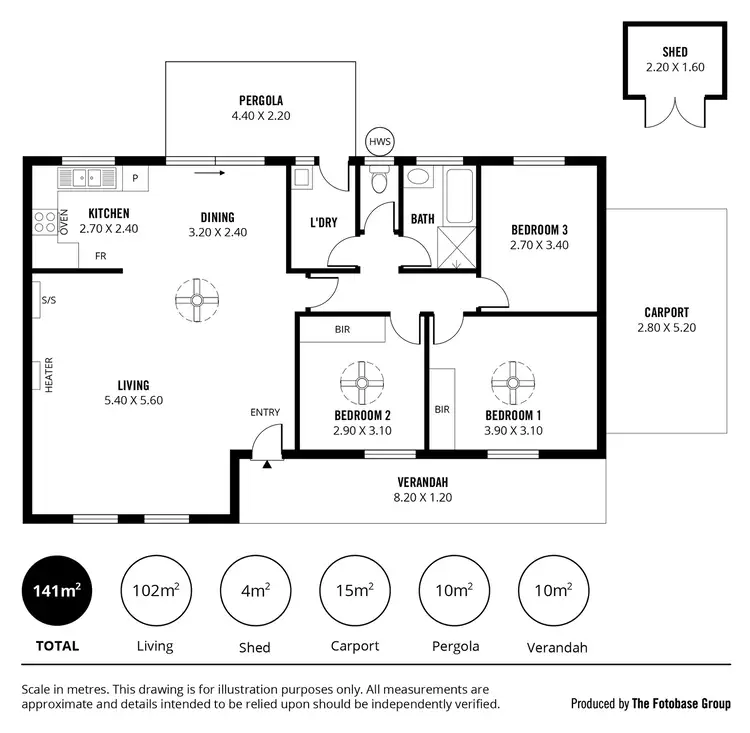 Floorplan of Homely unit listing, 1/2 Gierke Court, Mount Barker SA 5251