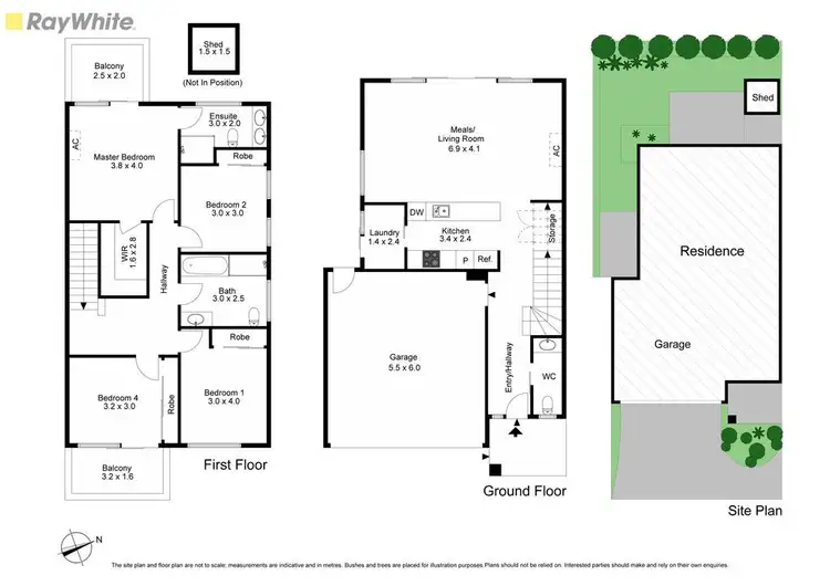 Floorplan of Homely townhouse listing, 25/32 Adrian Street, Chadstone VIC 3148