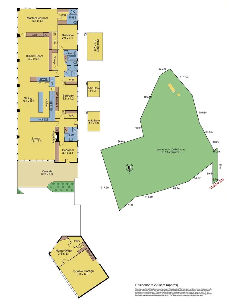 Floorplan of Homely house listing, 80 Clegg Road, Mount Evelyn VIC 3796