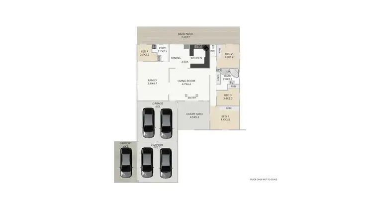 Floorplan of Homely house listing, 3 Mal Street, Camira QLD 4300