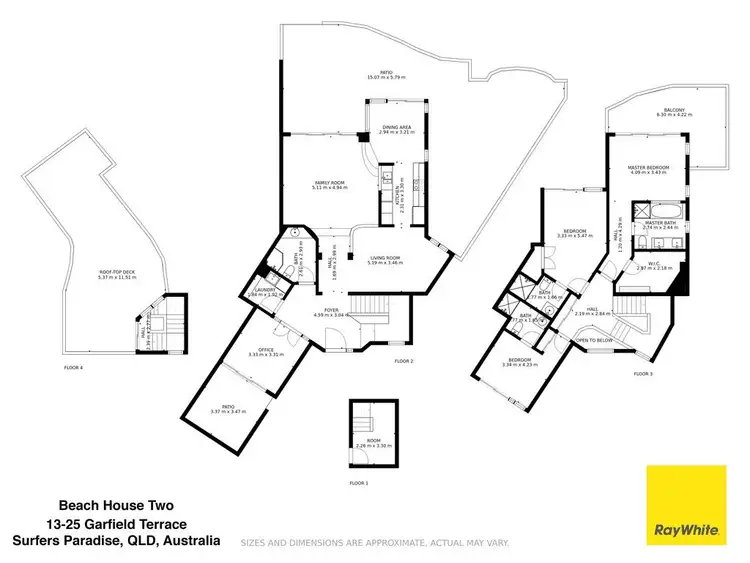 Floorplan of Homely villa listing, 36/13-25 Garfield Terrace, Surfers Paradise QLD 4217
