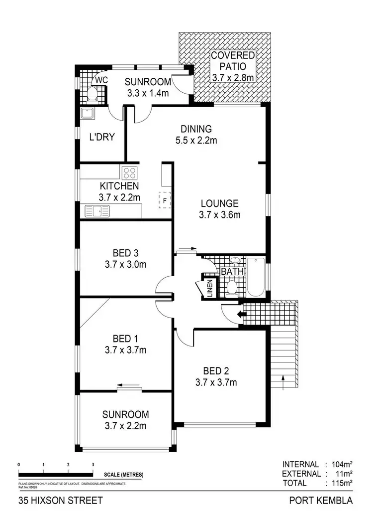 Floorplan of Homely house listing, 35 Hixson Street, Port Kembla NSW 2505