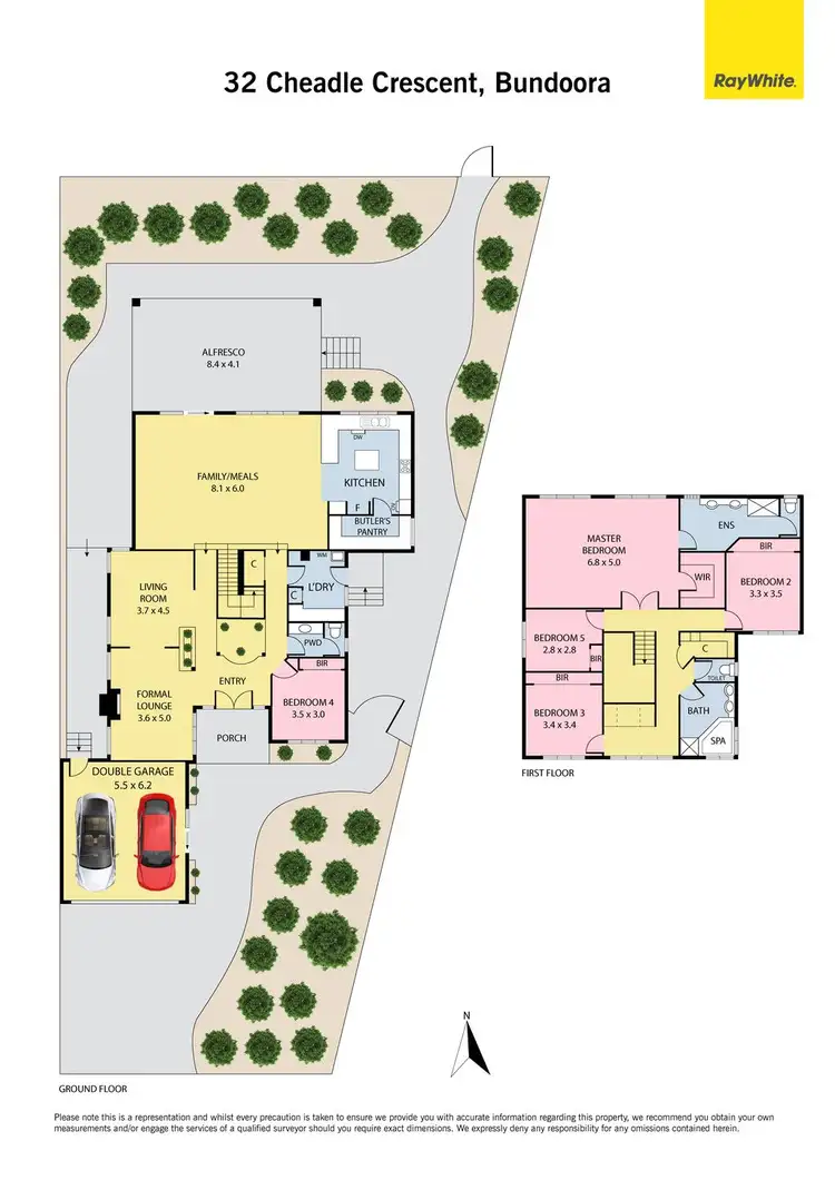 Floorplan of Homely house listing, 32 Cheadle Crescent, Bundoora VIC 3083