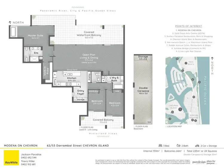 Floorplan of Homely apartment listing, 62/53 Darrambal Street, Chevron Island QLD 4217