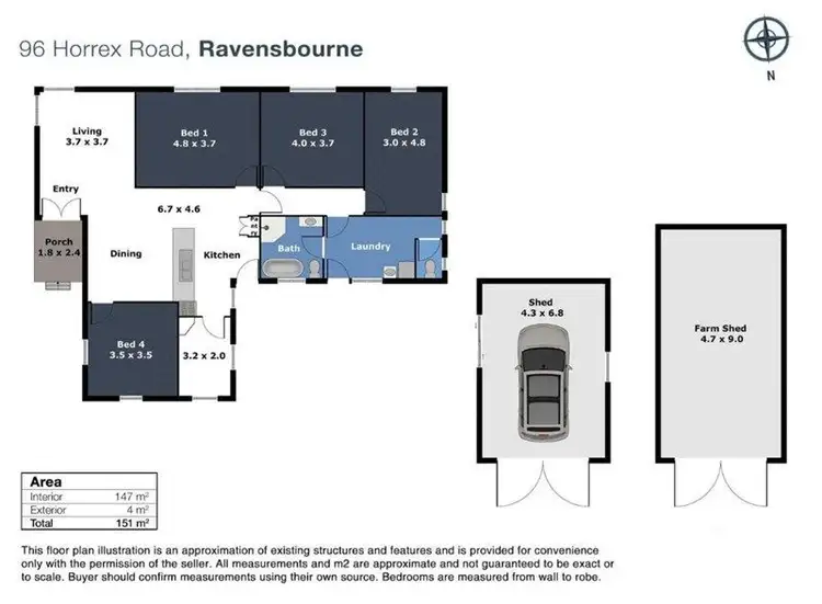 Floorplan of Homely rural property listing, 96 Horrex Road, Ravensbourne QLD 4352