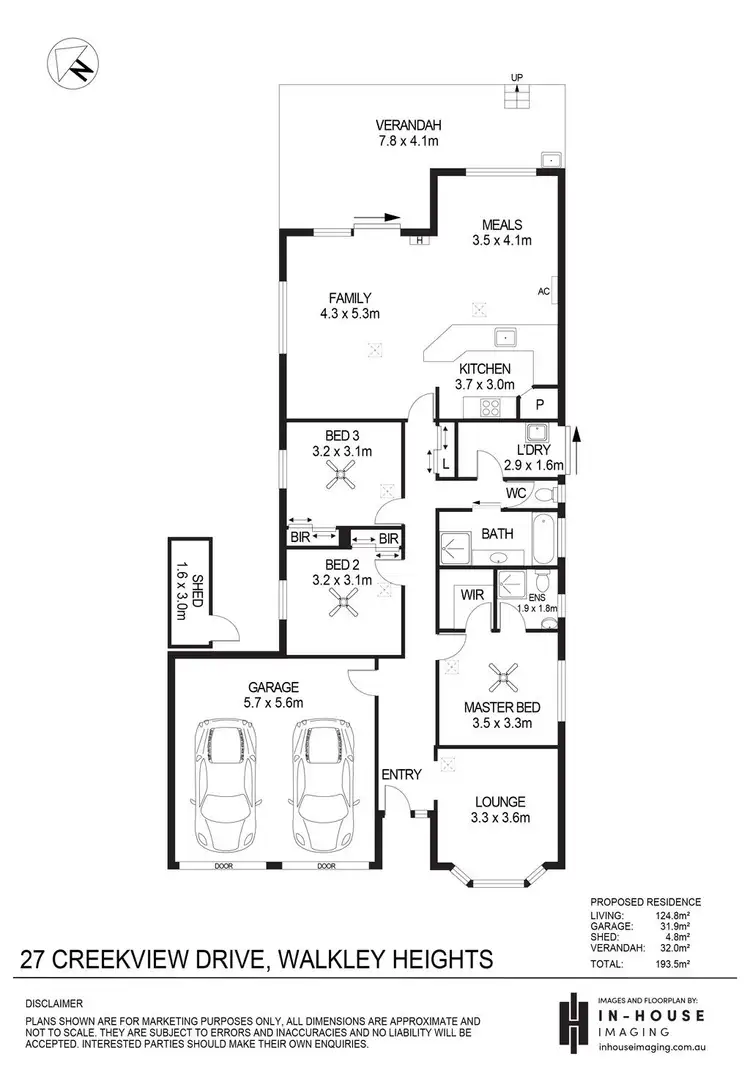 Floorplan of Homely house listing, 27 Creekview Drive, Walkley Heights SA 5098