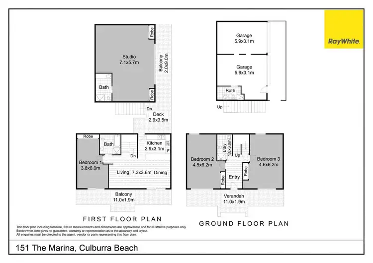 Floorplan of Homely house listing, 151 The Marina, Culburra Beach NSW 2540