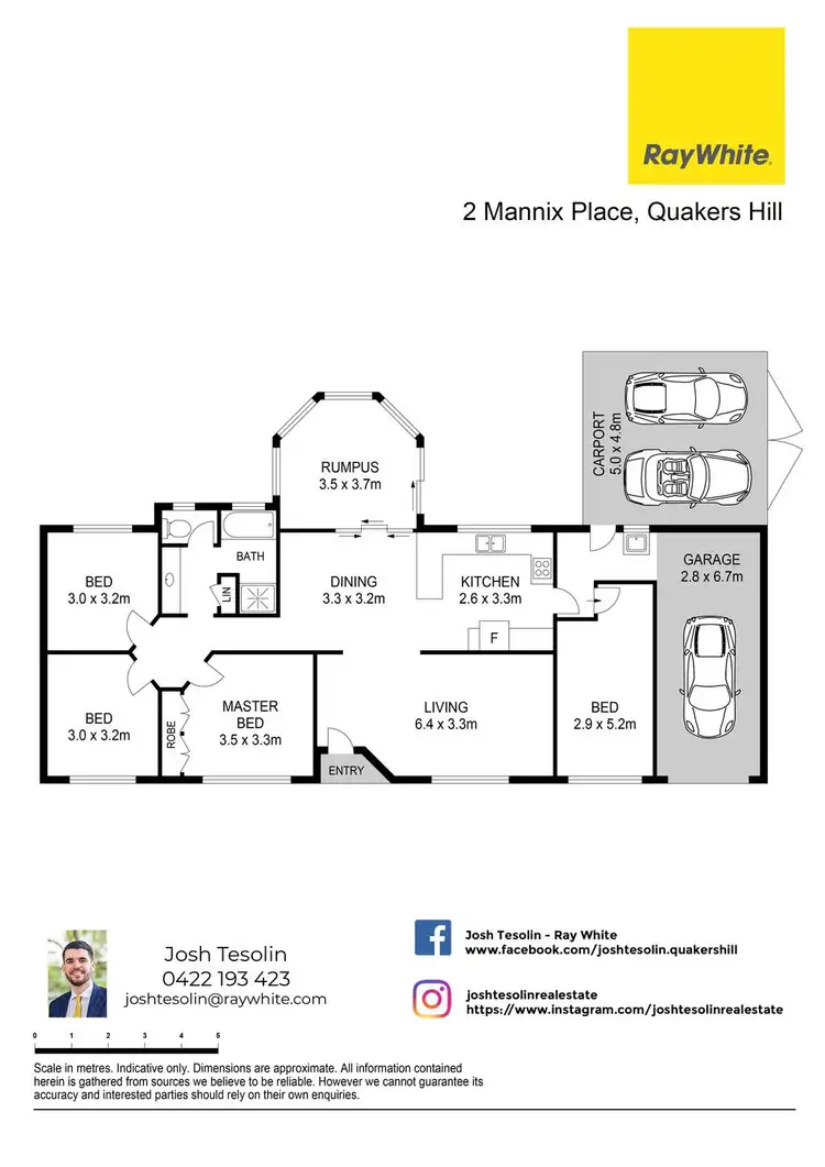 Floorplan of Homely house listing, 2 Mannix Place, Quakers Hill NSW 2763