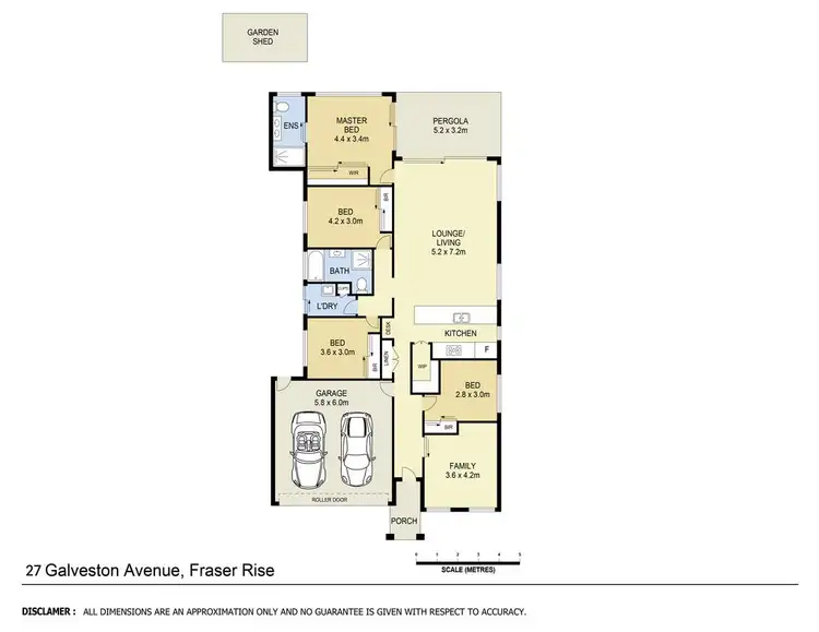 Floorplan of Homely house listing, 27 Galveston Avenue, Fraser Rise VIC 3336