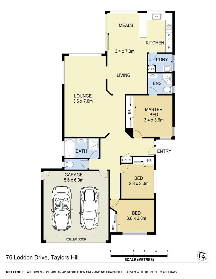 Floorplan of Homely house listing, 76 Loddon Drive, Taylors Hill VIC 3037