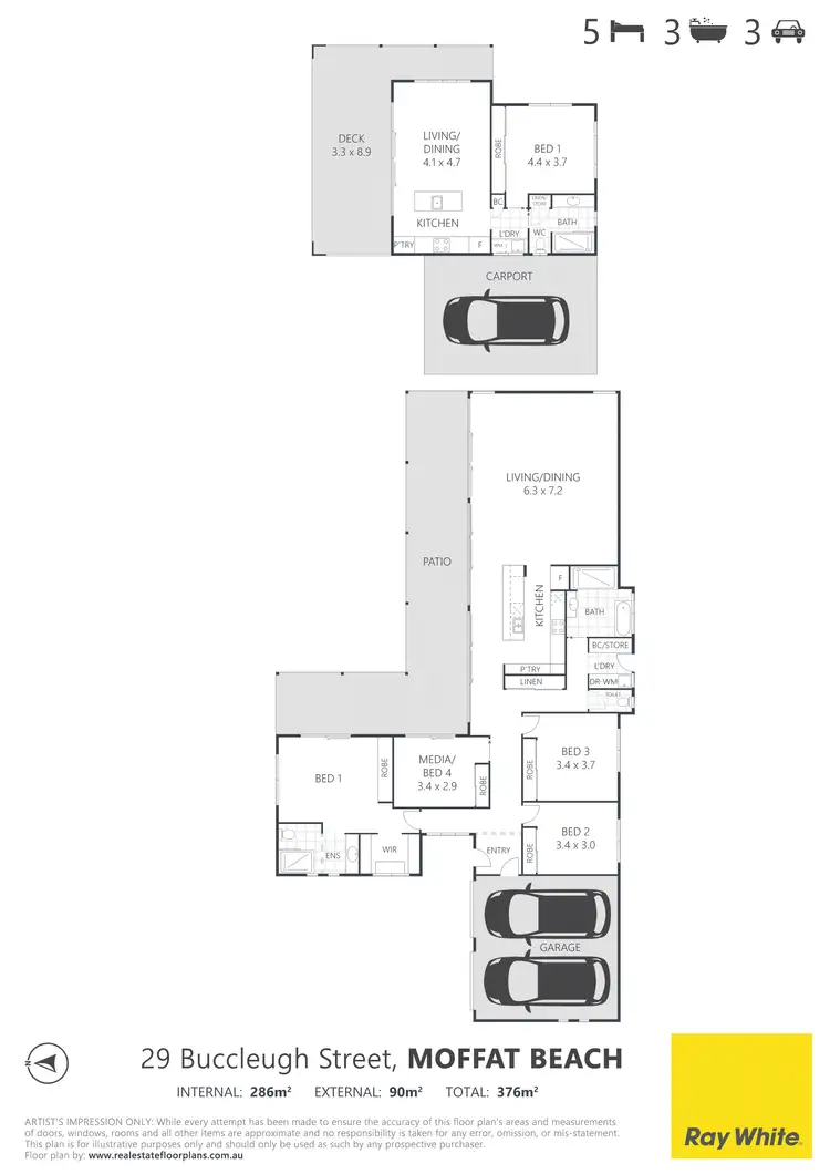 Floorplan of Homely house listing, 29 Buccleugh Street, Moffat Beach QLD 4551