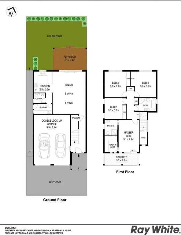 Floorplan of Homely townhouse listing, Lot 4/500 Andrews Grove, Kellyville NSW 2155
