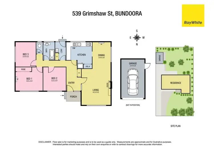 Floorplan of Homely house listing, 539 Grimshaw Street, Bundoora VIC 3083