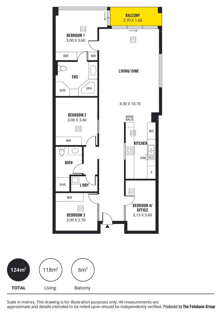 Floorplan of Homely apartment listing, 507/191 Greenhill Road, Parkside SA 5063