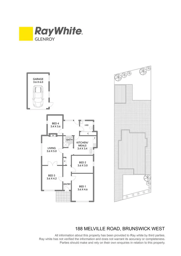 Floorplan of Homely house listing, 188 Melville Road, Brunswick West VIC 3055