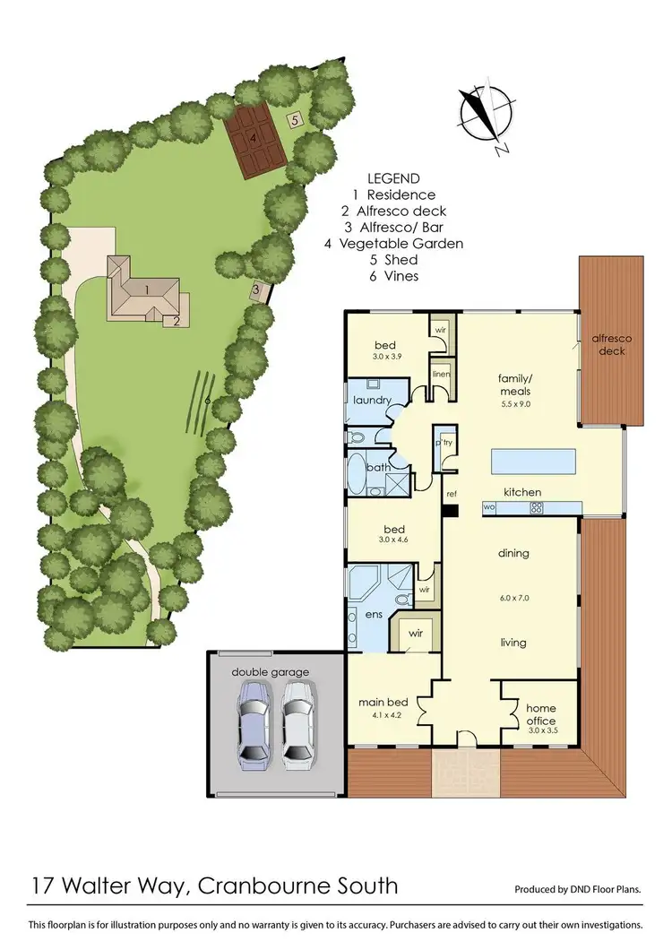 Floorplan of Homely rural property listing, 17 Walter Way, Cranbourne South VIC 3977