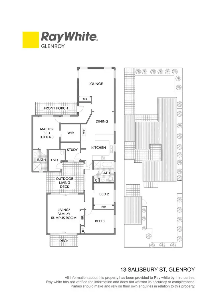 Floorplan of Homely house listing, 13 Salisbury Street, Glenroy VIC 3046