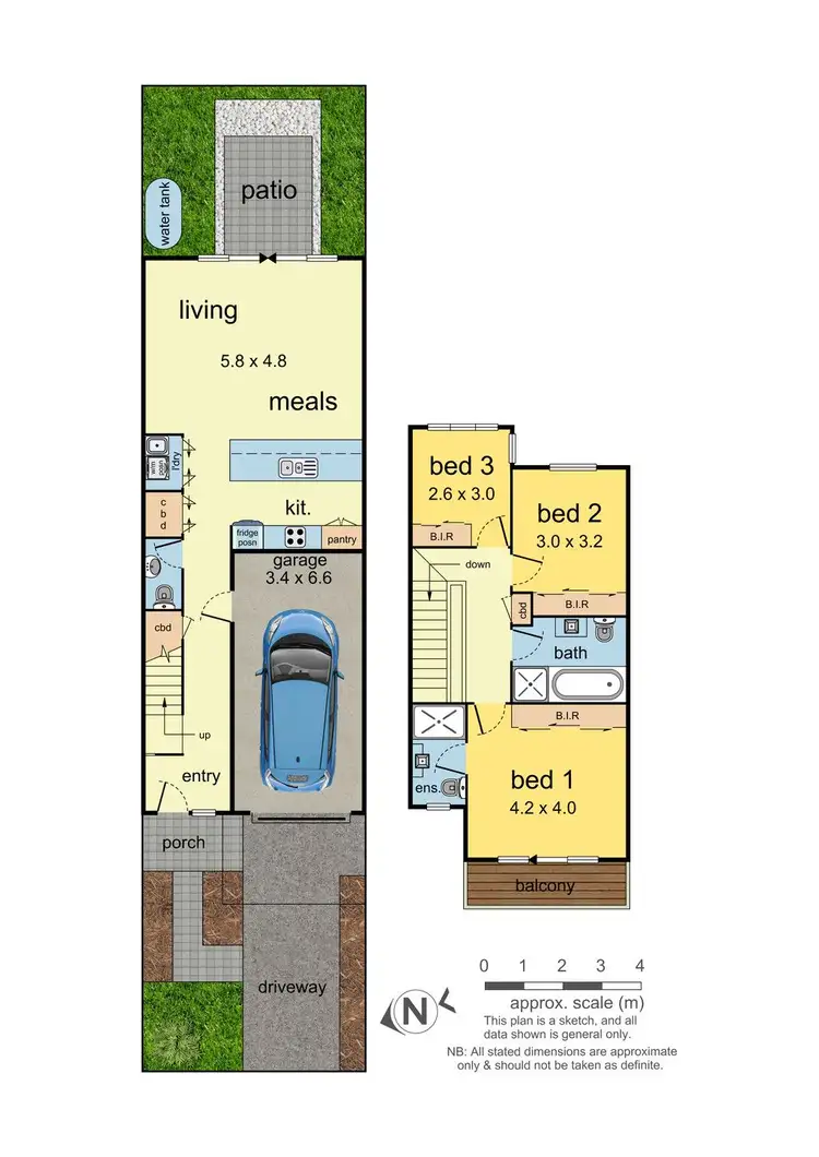 Floorplan of Homely townhouse listing, 35 Brunton Crescent, Mulgrave VIC 3170