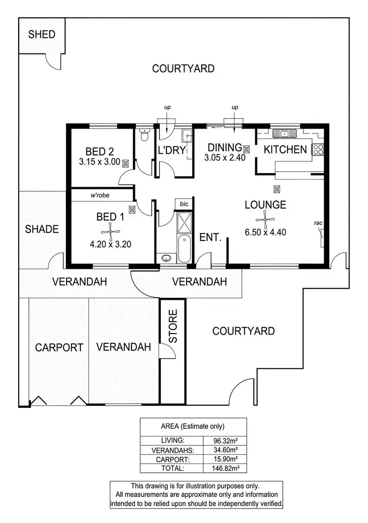 Floorplan of Homely house listing, 2/32 Jessamine Avenue, Reynella SA 5161