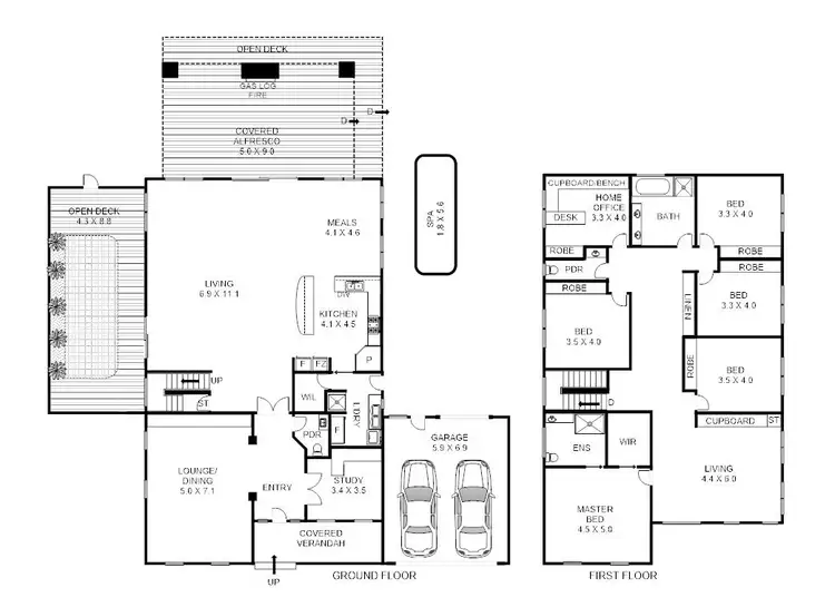 Floorplan of Homely house listing, 8 Cypress Court, Lara VIC 3212