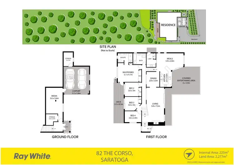 Floorplan of Homely house listing, 82 The Corso, Saratoga NSW 2251