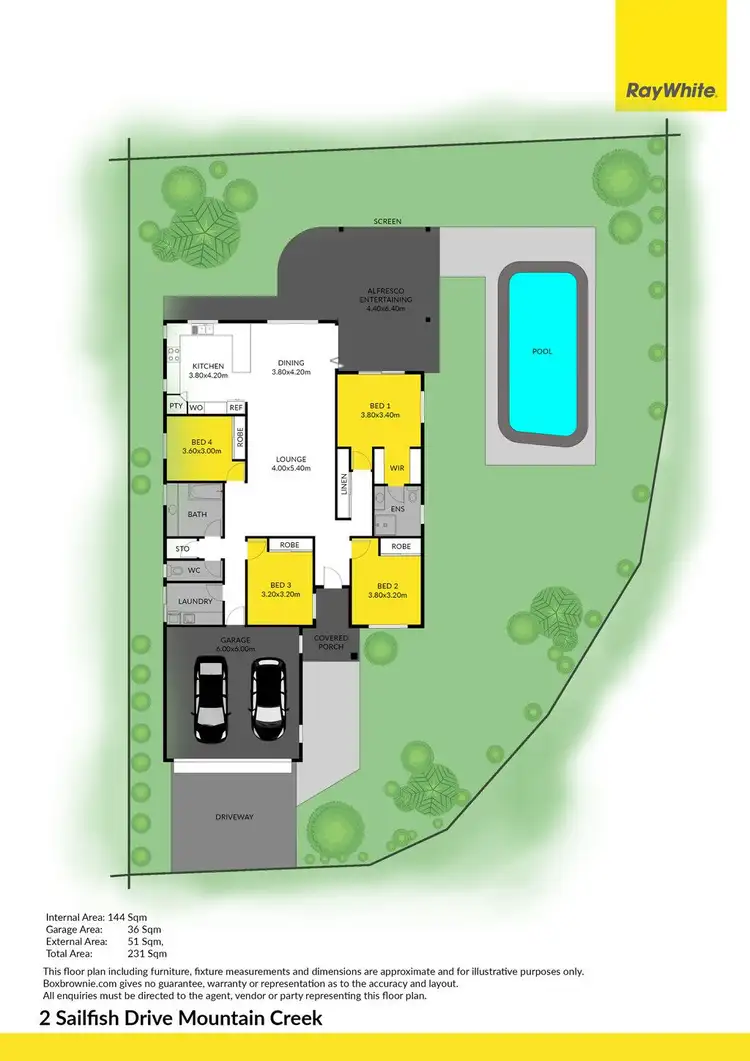 Floorplan of Homely house listing, 2 Sailfish Drive, Mountain Creek QLD 4557