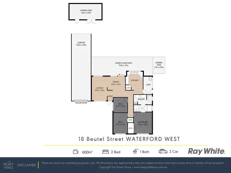 Floorplan of Homely house listing, 18 Beutel Street, Waterford West QLD 4133