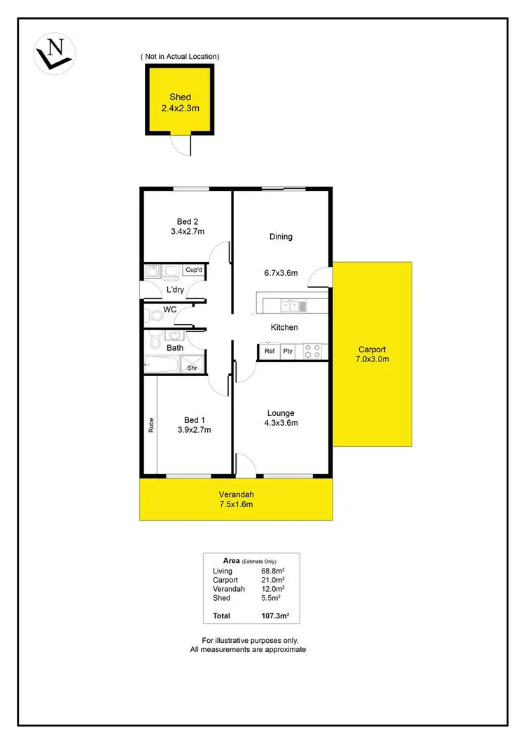 Floorplan of Homely house listing, Unit C 54 Pimpala Road, Morphett Vale SA 5162