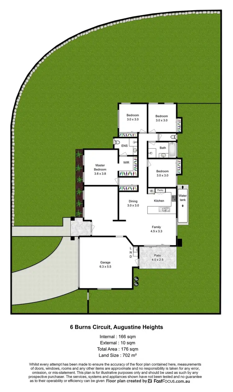 Floorplan of Homely house listing, 6 Burns Circuit, Augustine Heights QLD 4300