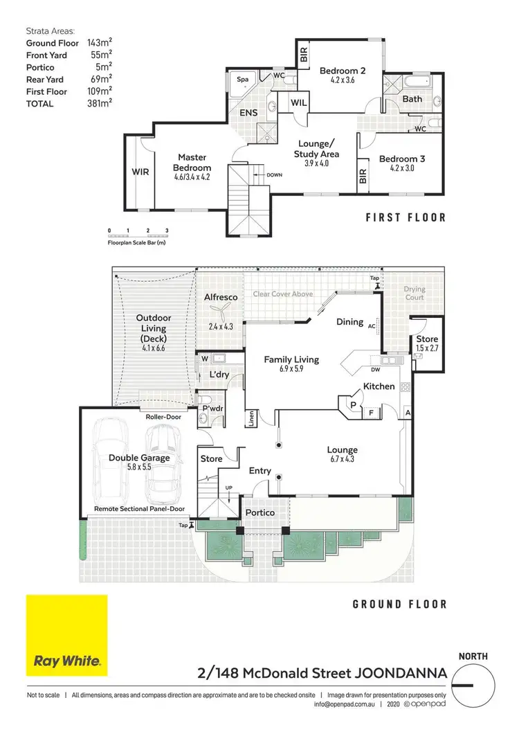 Floorplan of Homely townhouse listing, 2/148 Mcdonald Street, Joondanna WA 6060